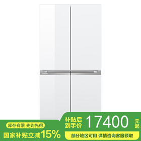 西门子（SIEMENS）530升十字对开门多门变频冰箱家用大容量玻璃面板 超氧恒鲜杀菌 零度保鲜 晶御智能 KC82VA320C