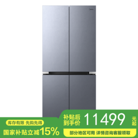 美的 冰箱 BCD-651WSGPZMA 宁静灰