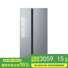 美的 冰箱 BCD-553WKGPM 榭湖银