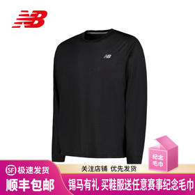 New Balance Athletics Long Sleeve 男T恤户外运动透气运动长袖上衣