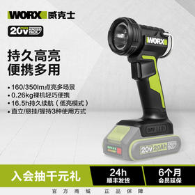 威克士WU027锂电投光灯多功能户外便携式射灯手提式充电LED照明灯