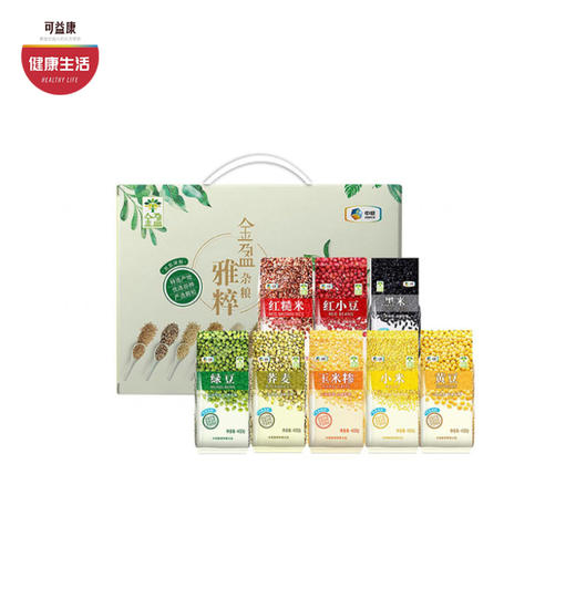 中粮金盈杂粮礼盒 优选产地 颗粒饱满 谷香浓郁 3200g 商品图0