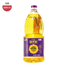 中粮福临门唯粹黄金小黑葵葵花仁油 黑土好营养  炒籽生香  更多VE 1.45L*3瓶