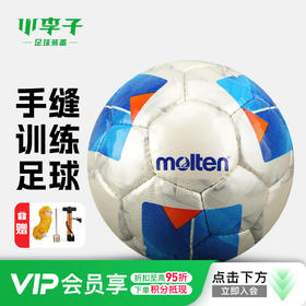 小李子Molten摩腾足球运动训练手缝5号足球成人男F5N3200
