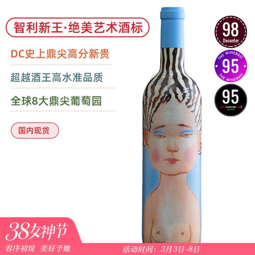 高分力压各大“酒王”！智利膜拜新贵名庄！超美艺术标 维克酒庄佳人红葡萄酒 VIK La Piu Belle 2020 商品图0