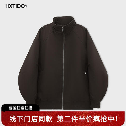 【新品上新】HX 冬季短款立领鹅绒服Z100540104101/02 商品图4