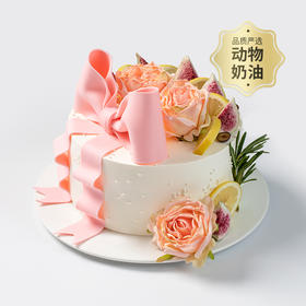 【98%的女神都喜欢】花样年华女生生日蛋糕，蝶与花送来春日祝福，鲜果缤纷，口感丰富！（广州yj）