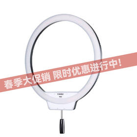永诺 YN608 LED环型摄影灯补光灯人像室内打光拍摄美颜美妆直播 配电源适配器  单色