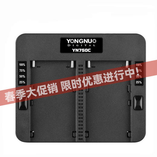 永诺  YN750C 充电器 （一次可充两个 不含电池） 商品图0