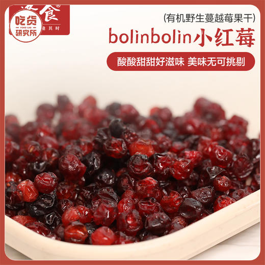 【酸甜蔓越莓干】逢食小红莓 蔓越莓干 大兴安岭蔓越莓 168g/袋 2袋装丨零食 商品图0