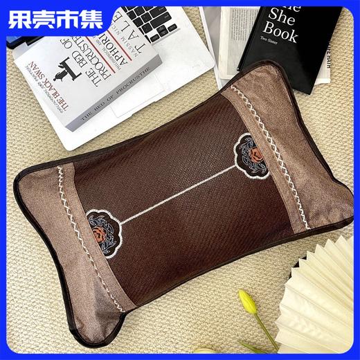 【下单一对得祥云香一筒】熠金沉香木芯枕头 商品图0