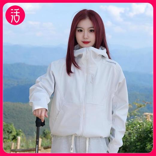 男女款加绒软壳衣【“与辉”同品牌 防泼水 易去污】Leaveland意大利枫叶【男女款】加绒软壳衣2502 商品图0