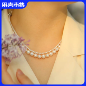 【源头直采精挑级别】古蝶淡水珍珠baby珠/满串/路路通项链吊坠 多款可选