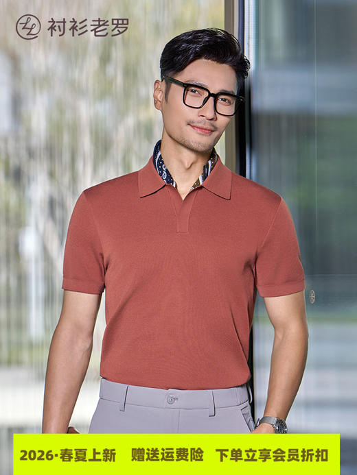 【大师35号】纯色海鸥领短袖polo衫265D7P943S[门店专款] 商品图2