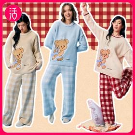 【软糯亲肤 温暖舒适】奶糖派&黄油小熊联名家居服 冬季款/春秋款