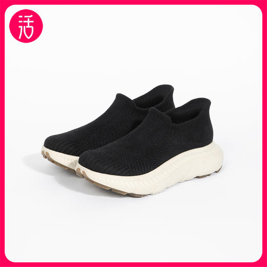 【加绒保暖 防泼水】WayneFlex韦恩 男女款一脚蹬羊毛混纺飞织鞋 WF3128（工作日72小时发货） 商品图0