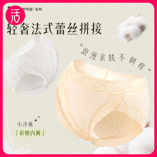 【彩棉款】me！女士小净裤-彩棉款 2条/盒 商品图0