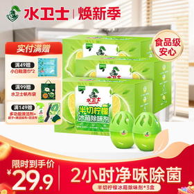 预售20号发货【新品上新✨】『半切柠檬冰箱除味剂』2小时净味除菌 食品级安心 冰箱自由呼吸