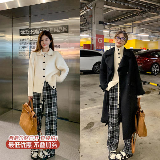 【179元任选2件】最后一波现货！加绒格子裤 商品图0
