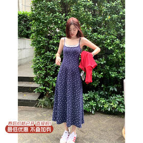 【169元任选2件】现货秒杀！卖完下架不再补 ！假两件小碎花吊带连衣裙