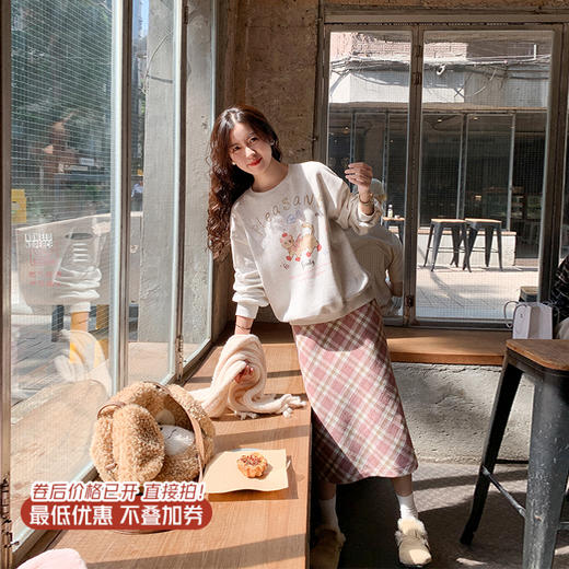 【179元任选2件】最后一波现货！猫咪印花加绒卫衣 商品图0