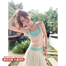 【110元任选2件】最后一波现货！假两件吊带背心