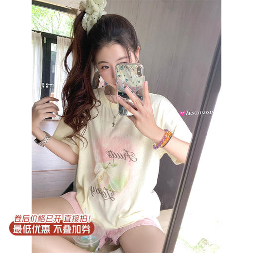 【129元任选2件】现货！水果印花短袖T恤 商品图0
