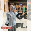 【99元任选2件】新品现货秒杀！卖完下架不再补 ！微信粉丝打折价！！ 2色下摆花边高领T恤打底衫 商品缩略图0