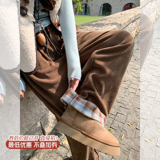 <曾小咸推荐> 灯芯绒休闲裤 商品图0