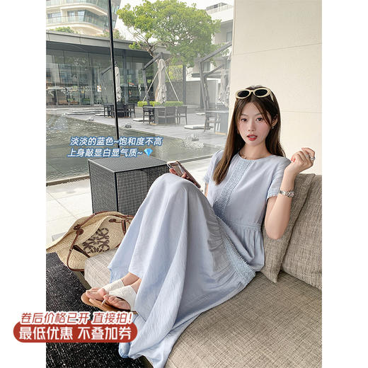 【169元任选2件】最后一波现货！蓝色连衣裙 商品图0