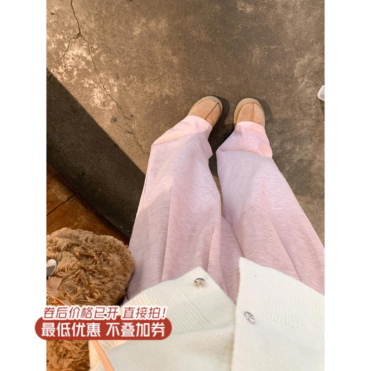 <曾小咸推荐>3.23现货秒杀 ！微信超特价！韩系阔腿休闲裤 日常159.99 立减90 秒杀69.99！！ 纯色开衫 秒杀79.99！！白色连帽长袖秒杀79.99！ 商品图2