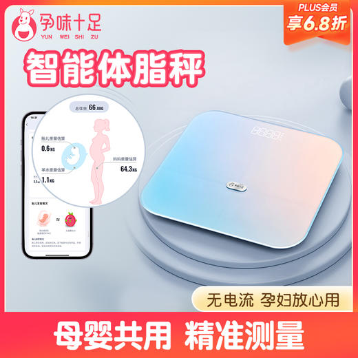 【品牌自营】智能母婴秤 专为孕育人群研发 无电流孕妇放心用 孕育健康管理工具 商品图0