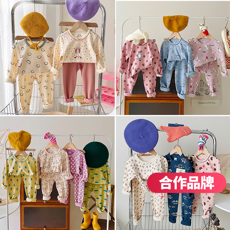 亏清❗︎福利🔥2套仅💰39.9‼️『240克百分百棉儿童秋衣裤套装』100-160码A类品质，多色可选，选择性多样，男女宝通穿!店