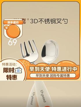 thyseed 世喜不锈钢叉勺