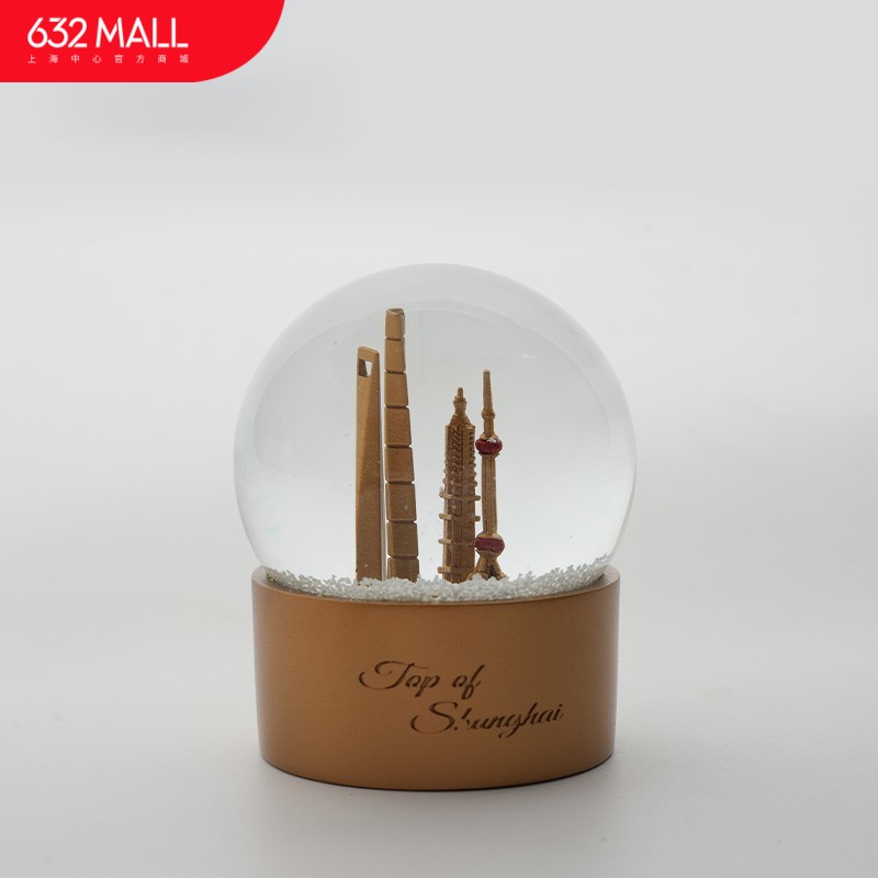 【632推荐】上海中心纪念品水晶球