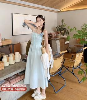 <曾小咸推荐>冰绿色连衣裙 日常159.99 立减90 秒杀69.99！！