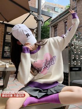 【189元任选2件】最后一波现货！撞色宽松奶呼呼毛衣
