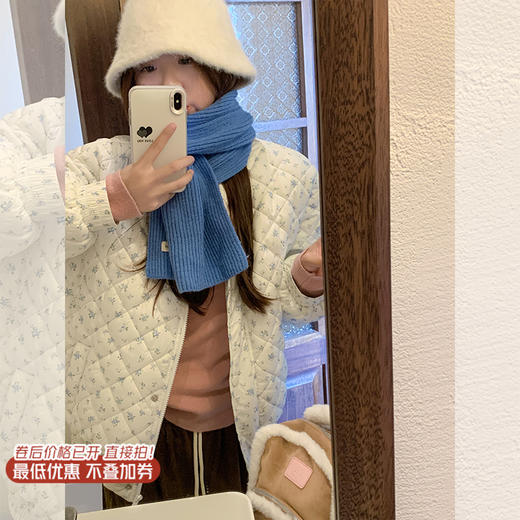 【269元任选2件】现货！成本巨贵，拍下包赚！韩系田园风小碎花棉服短外套 商品图0