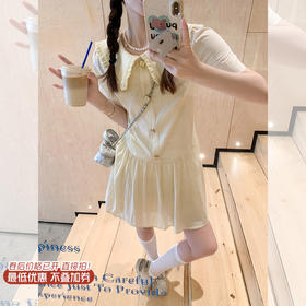 【169元任选2件】最后一波现货！【奶油杏仁露】娃娃领连衣裙