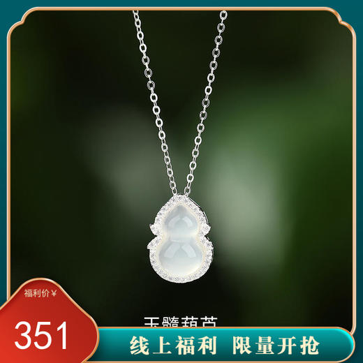 【玉髓葫芦】S925银项链【JHY-N001691Y】 商品图0