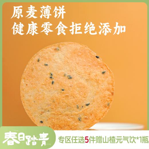 谦益香畴原麦薄饼198g  椒盐 轻薄酥脆 出游 健康即食 肠胃棒棒 身体壮壮 商品图0