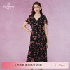 乔万尼夏季新款真丝连衣裙气质碎花收腰裙轻薄透气EI2E753 商品缩略图0
