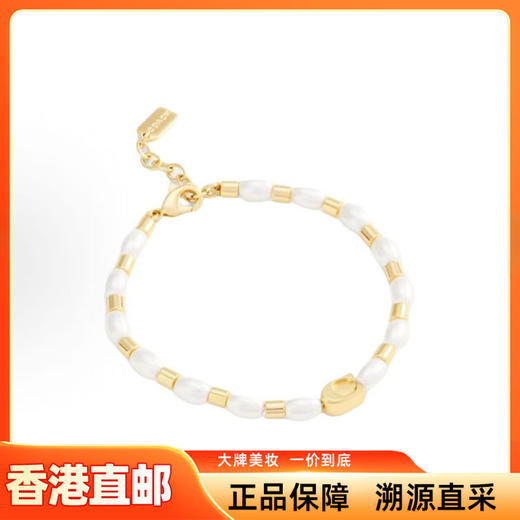 【香港直邮】COACH/蔻驰仿珍珠可调节16-19cm长手链 商品图0