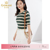 乔万尼新品针织衫修身显瘦条纹舒适透气EI3M257 商品缩略图0