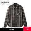 gxg.jeans男装25春热卖双色格子长袖衬衫慵懒衬衫外套#J25D031002 商品缩略图0