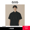 GXG男装 非正式通勤1.0黑色工装潮流时尚短袖衬衫 夏季热卖 商品缩略图0