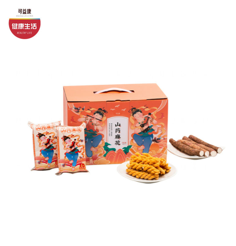 拼团|温县铁棍山药麻花 加入铁棍山药 一咬嘎嘣脆 咸香口 640g/箱