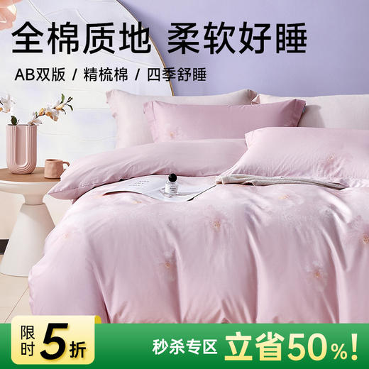全棉舒适印花四件套(云栖) 商品图0
