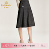 乔万尼半身裙女冬季高腰显瘦中长款伞裙时尚简约a字裙EN4D833 商品缩略图0