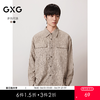 GXG男装 多色可选肌理感简约休闲翻领长袖衬衫男士外套  热卖衬衫G24X033012 商品缩略图0